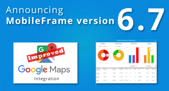 Announcing Release of MobileFrame version 6.7 Code-free Mobile ERP Platform