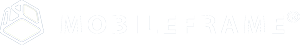 white MobileFrame Logo