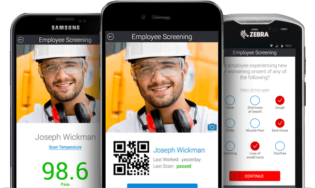 COVID-19 Employee Screening App