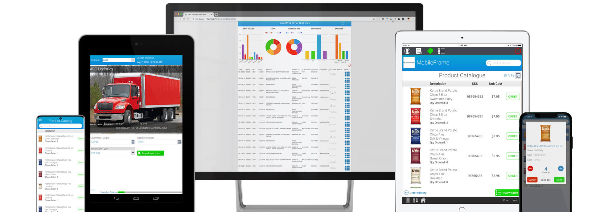 Cross-platform enterprise apps for Android, iOS, Windows & Web