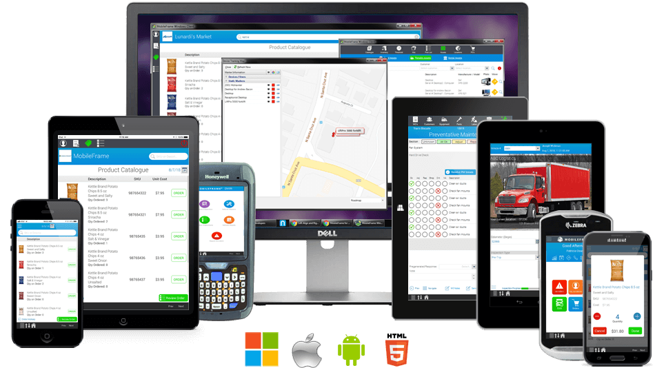 Cross-platform mobile apps for iOS, Android, Windows, & Web