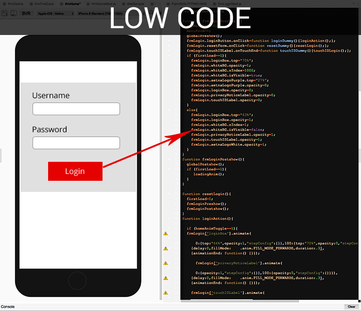 low code mobile app development platform image