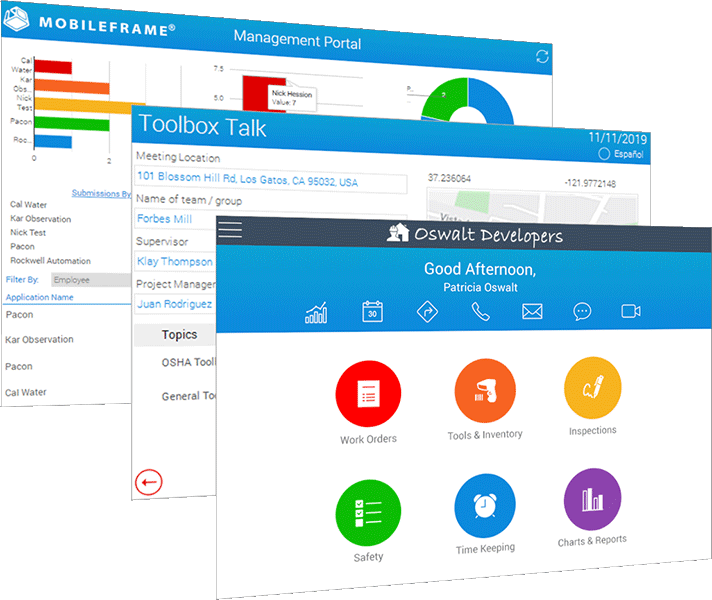 MobileFrame Construction Apps boost productivity of existing staff